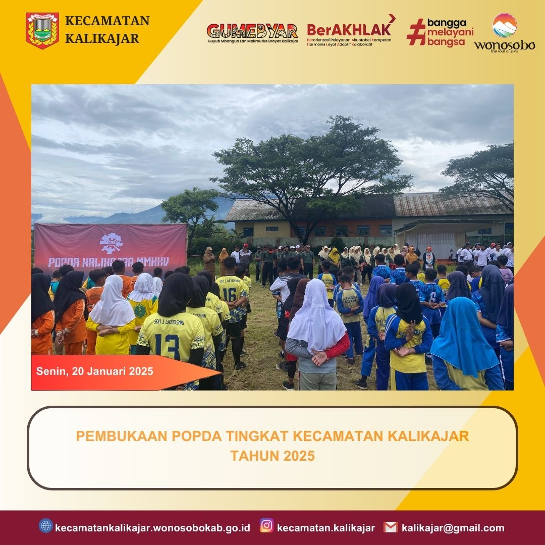 pembukaan-popda-tingkat-kecamatan-kalikajar-tahun-2025
