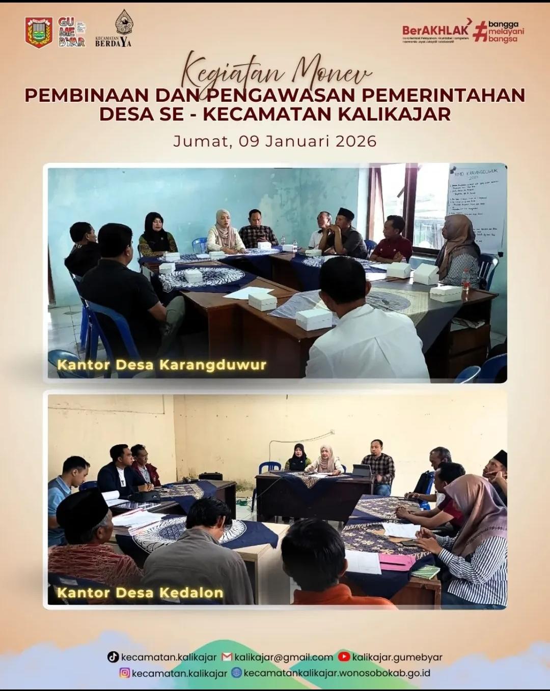 kegiatan-monev-pembinaan-dan-pengawasan-pemerintahan-desa-se-kecamatan-kalikajar