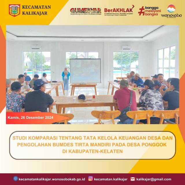 STUDI KOMPARASI MENGENAI TATA KELOLA KEUANGAN DESA DAN PENGELOLAAN BUMDES TIRTA MANDIRI DI DESA PONGGOK, KABUPATEN KLATEN