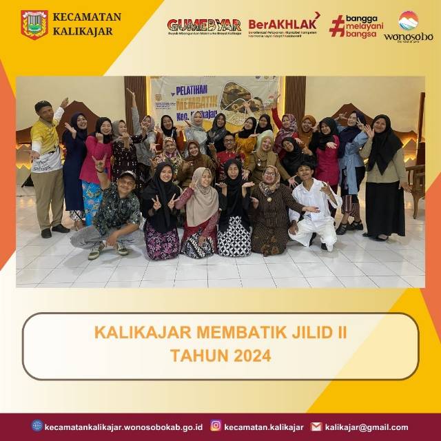 KALIKAJAR MEMBATIK JILID II TAHUN 2024