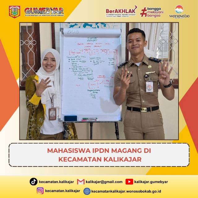 MAHASISWA IPDN MAGANG DI KECAMATAN KALIKAJAR