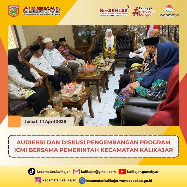 AUDIENSI DAN DISKUSI PENGEMBANGAN PROGRAM ICMI BERSAMA PEMERINTAH KECAMATAN KALIKAJAR