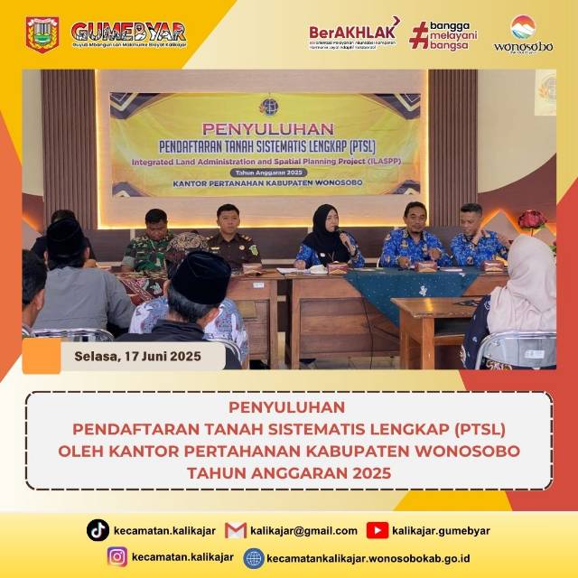 Penyuluhan Pendaftaran Tanah Sistematis Lengkap (PTSL)