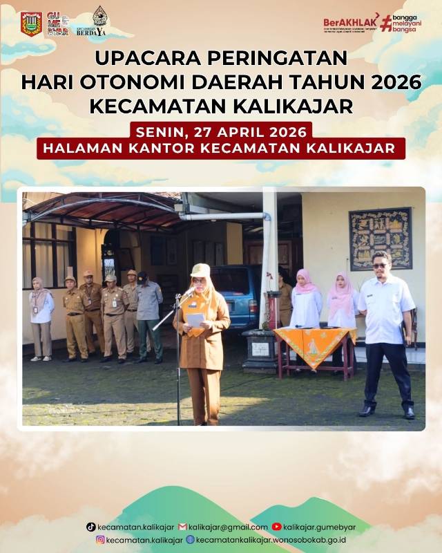 peringati-hari-otonomi-daerah-2026-kecamatan-kalikajar
