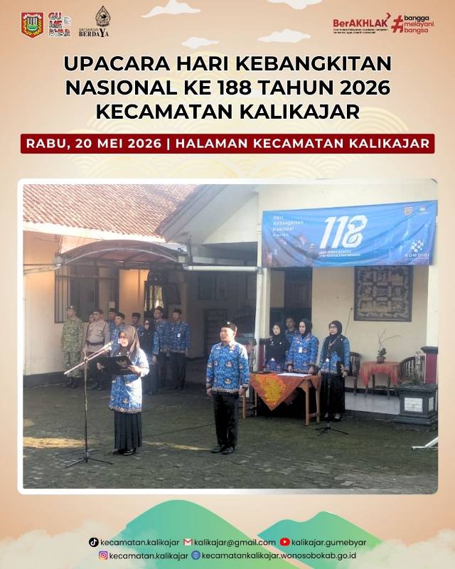 kobarkan-semangat-nasionalisme-kecamatan-kalikajar-gelar-upacara-hari-kebangkitan-nasional-ke-118